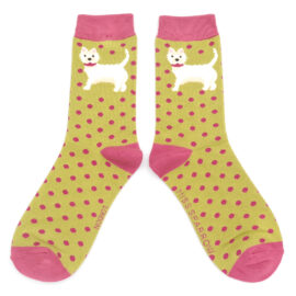 Dogs Socks Moss Green-0