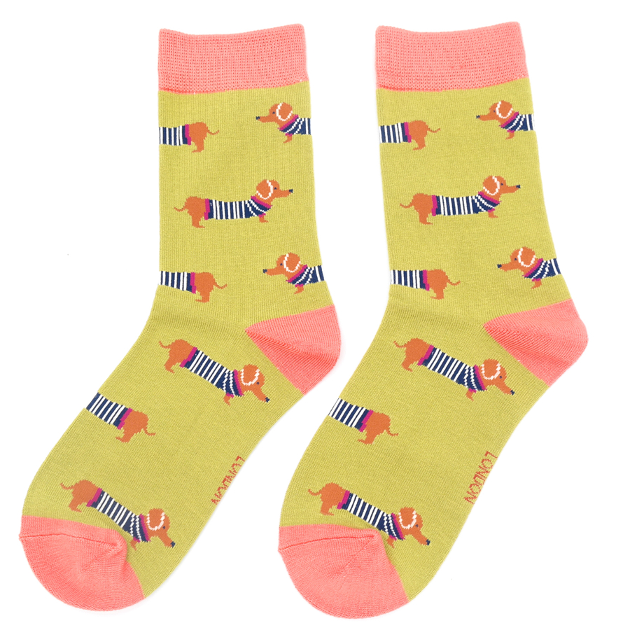 Parisian Pups Socks Olive-0 Parisian Pups Socks Olive-0