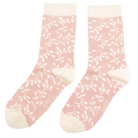 Trailing Leave Socks Dusky Pink-0
