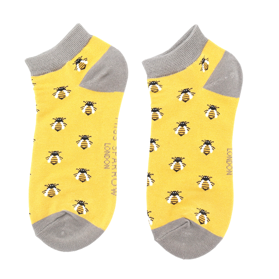 Honey Bees Trainer Socks Yellow-0 Honey Bees Trainer Socks Yellow-0