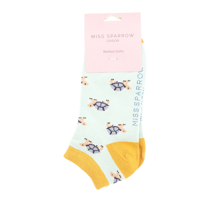 Turtles Trainer Socks Duck Egg-5213 Turtles Trainer Socks Duck Egg-5213