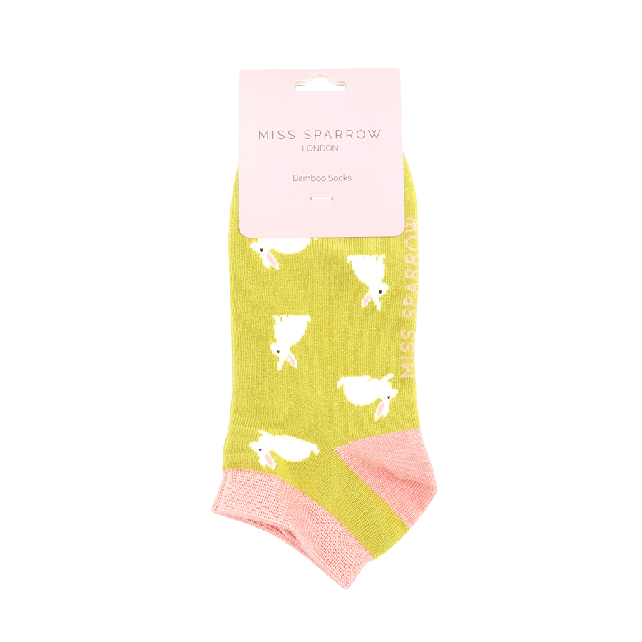 Rabbits Trainer Socks Lime-5210 Rabbits Trainer Socks Lime-5210
