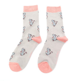 Little Mice Socks Silver-0