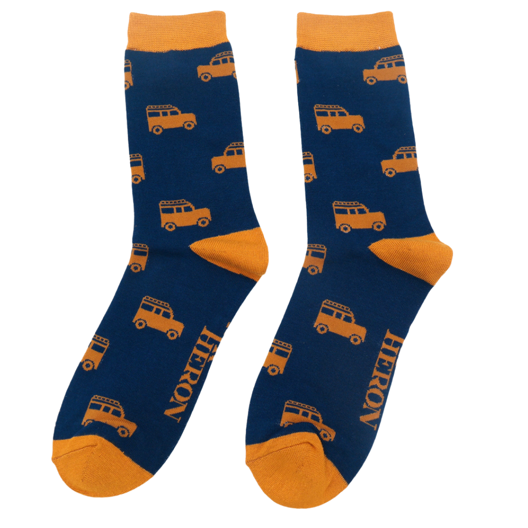 Mr Heron Off Roading Socks Navy-0 Mr Heron Off Roading Socks Navy-0