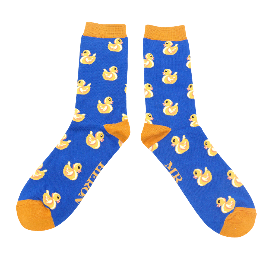 Mr Heron Rubber Ducks Socks Royal Blue-0 Mr Heron Rubber Ducks Socks Royal Blue-0