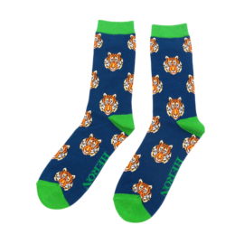 Mr Heron Tigers Socks Navy-0