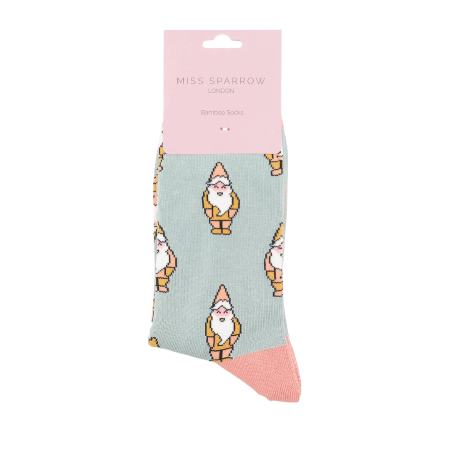 Gnomes Socks Duck Egg-5622 Gnomes Socks Duck Egg-5622