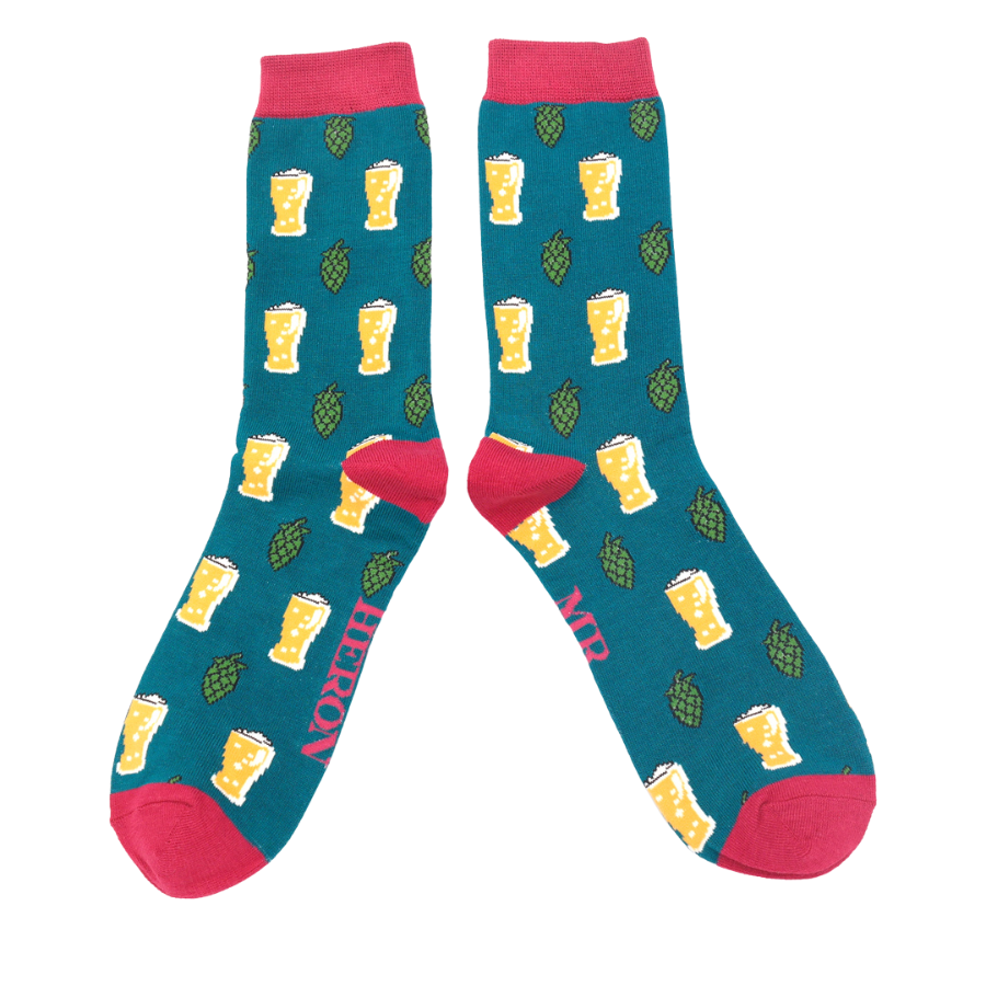 Mr Heron Beer & Hops Teal-0 Mr Heron Beer & Hops Teal-0