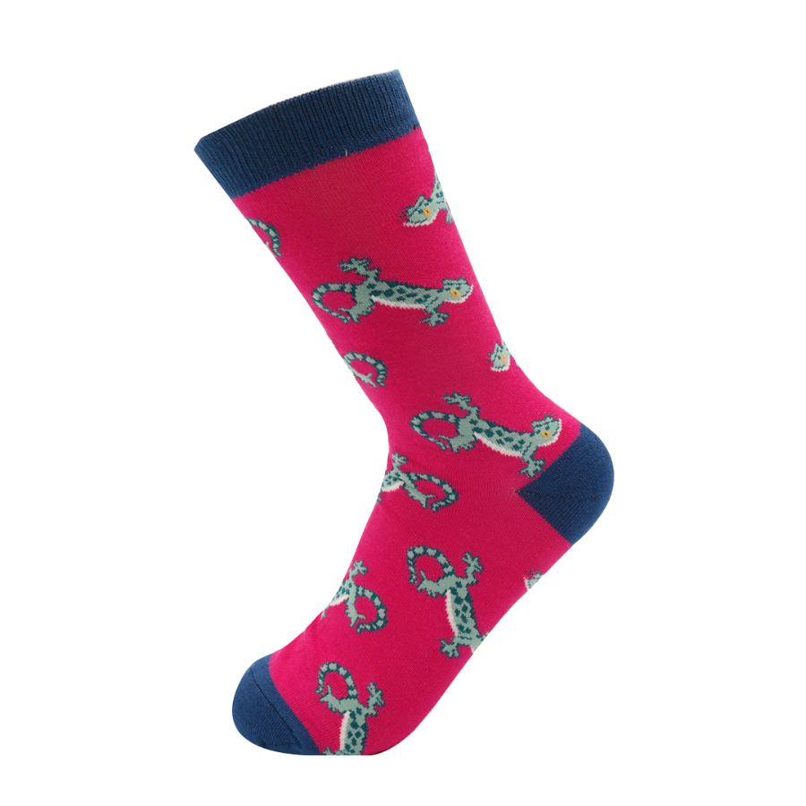 Lizard Socks Hot Pink-5780 Lizard Socks Hot Pink-5780