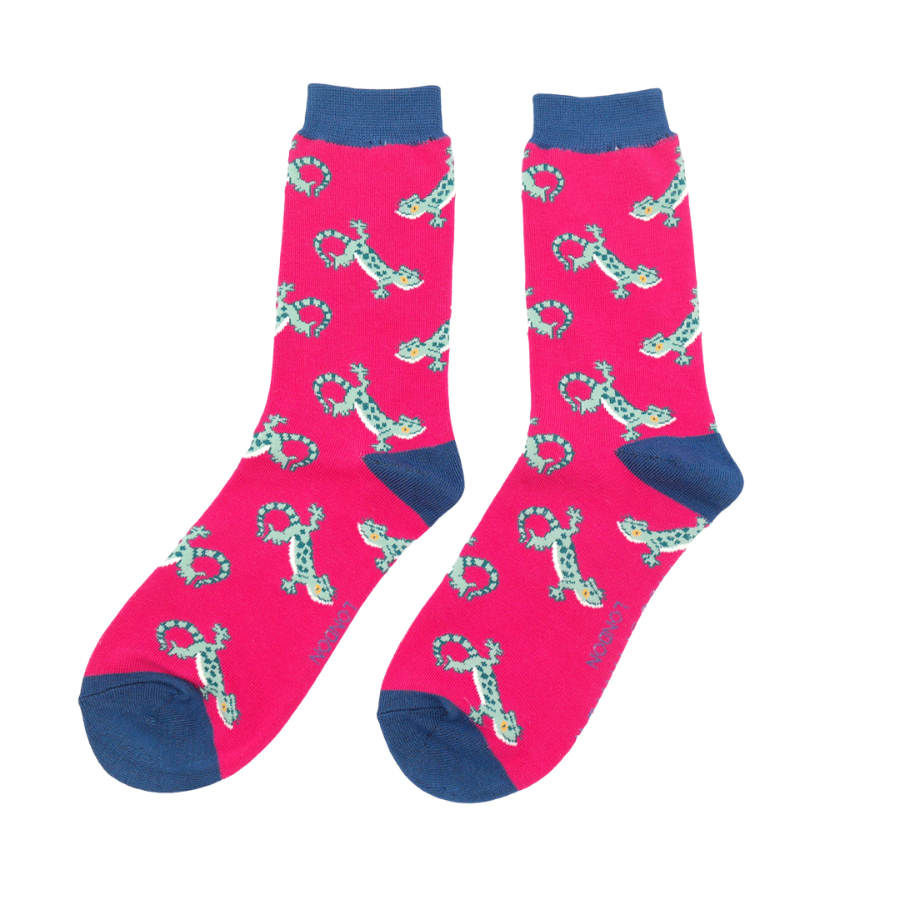 Lizard Socks Hot Pink-0 Lizard Socks Hot Pink-0