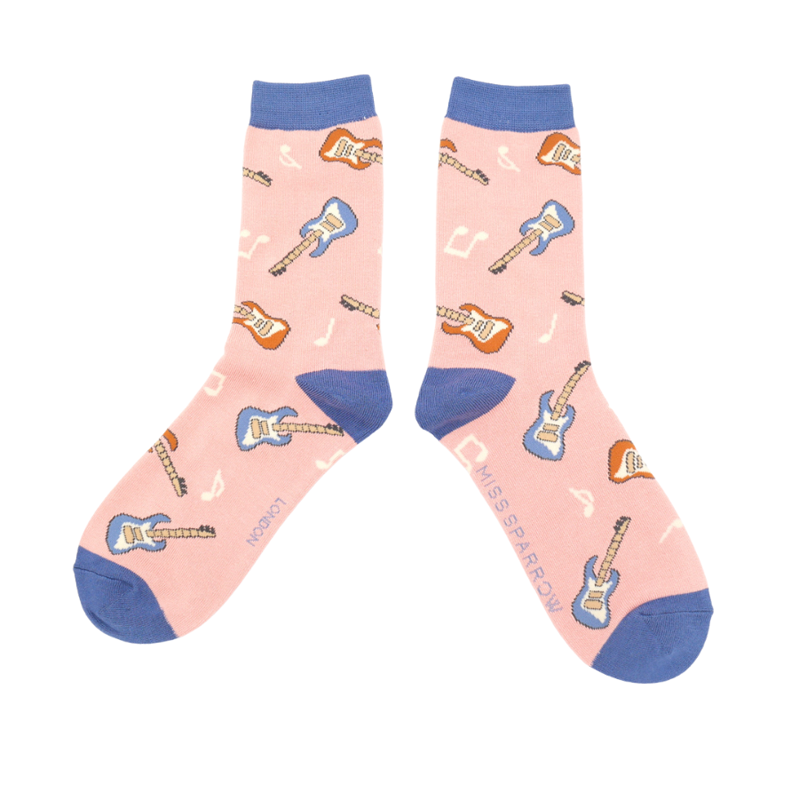 Guitars Socks Dusky Pink-0 Guitars Socks Dusky Pink-0