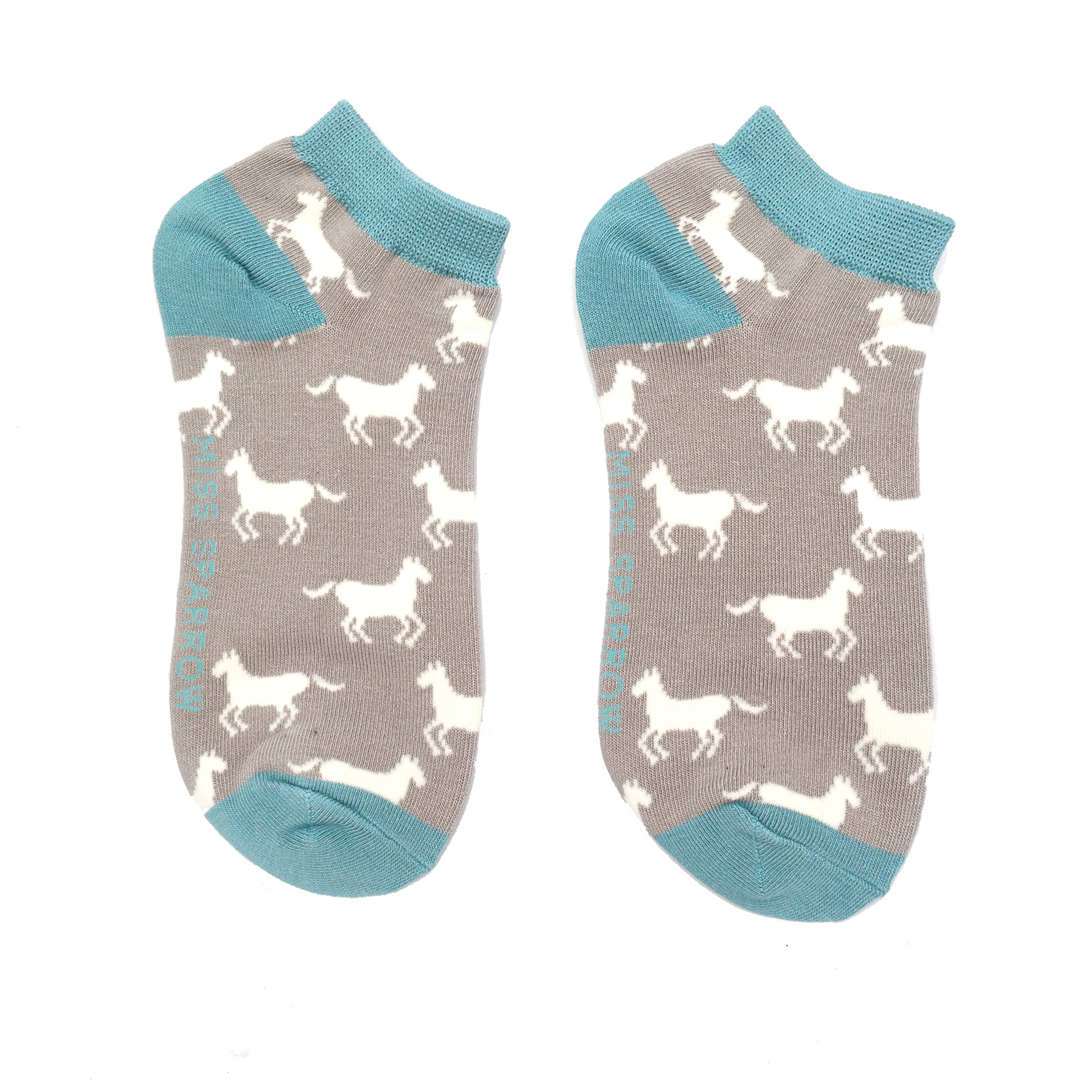 Horses Trainer Socks Light Grey-0 Horses Trainer Socks Light Grey-0