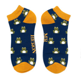 Men's Frogs Trainer Socks Navy-0