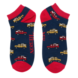 Men's Jeep Trainer Socks Navy-0
