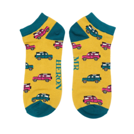 Men's Jeep Trainer Socks Yellow-0