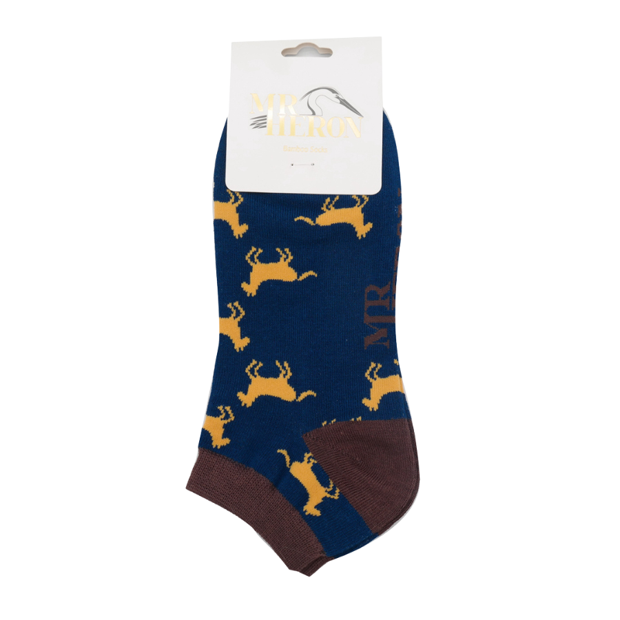 Men's Horse Trainer Socks Navy-6053 Men's Horse Trainer Socks Navy-6053