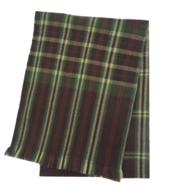 Tartan Green Scarf-0