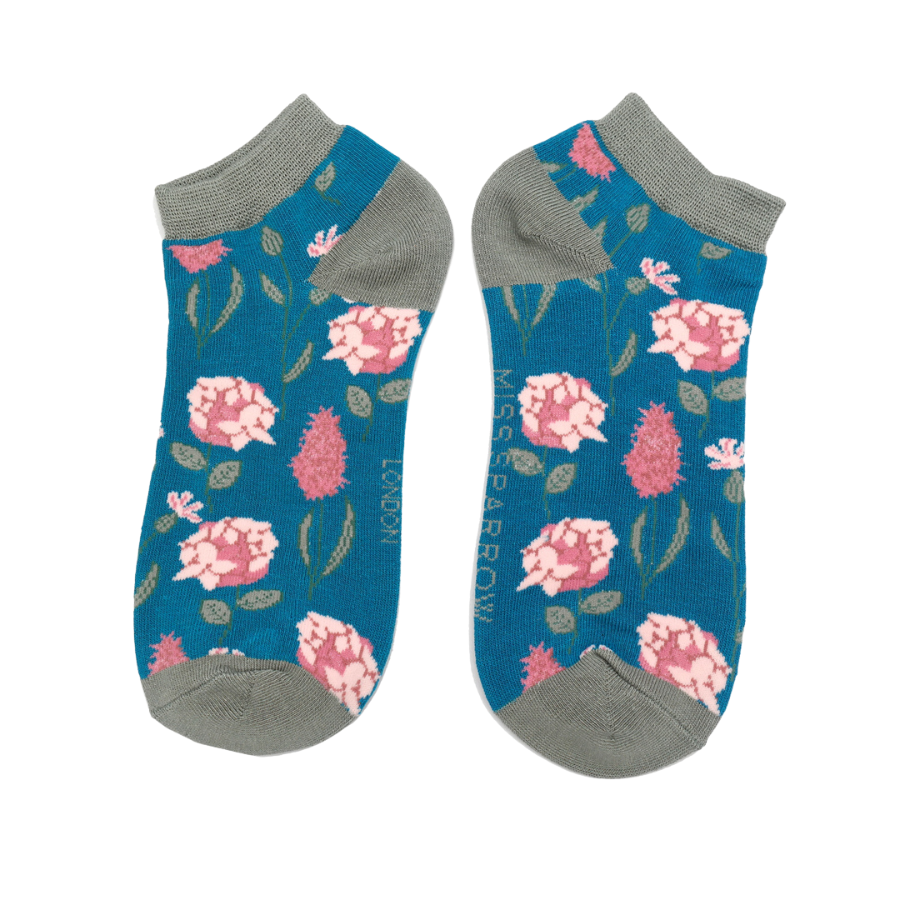 Botany Trainer Socks Teal-5943 Botany Trainer Socks Teal-5943