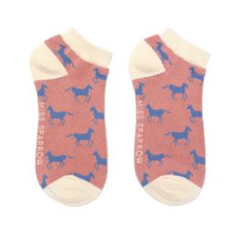 Horses Trainer Socks Dusky Pink-0