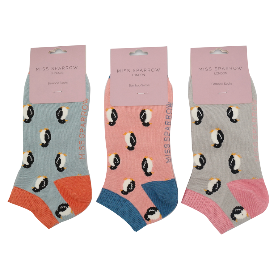 Little Penguins Trainer Socks Duck Egg-5980 Little Penguins Trainer Socks Duck Egg-5980