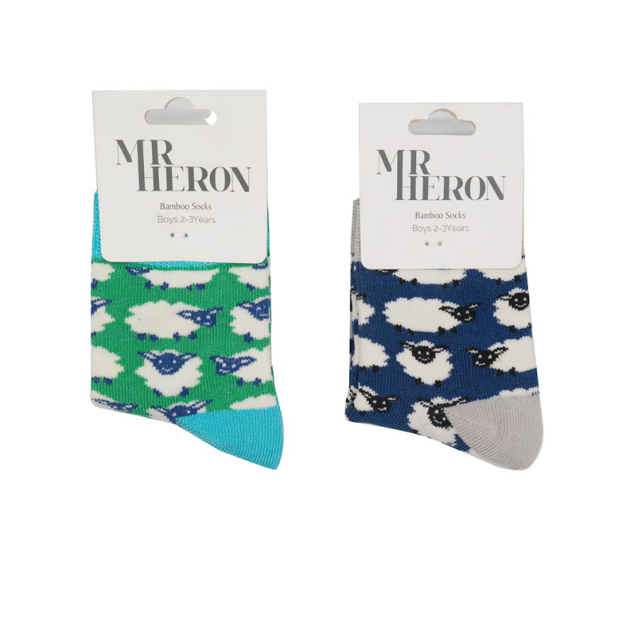 Boys Sheep Socks Navy-6348 Boys Sheep Socks Navy-6348