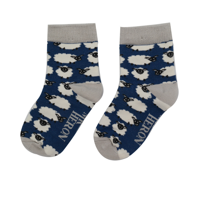 Boys Sheep Socks Navy-0 Boys Sheep Socks Navy-0